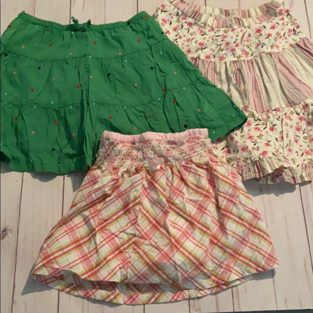 3 size 4 girls skirts